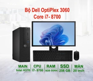 Máy Tính Dell Optilex 3060sff-I7-8700T/8/256/20