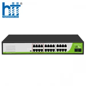 24-Port 10/100Mbps PoE Switch ZKTeco PE242-300-C