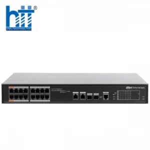 Thiết bị chia mạng switch POE Dahua DH-PFS4218-16ET-190 10/100Mbps