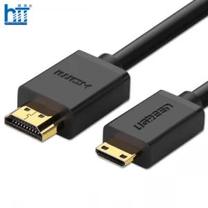 Ugreen 11167 1.5M 4K 60hz 2.0 Cáp Mini HDMI sang HDMI thuần đồng màu Đen HD108 20011167
