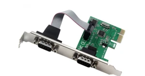 Card PCI-E sang 2 RS232 (COM, DB9) Chipset WCH382