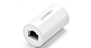 Đầu RJ45 Nối Dây Mạng Network Keystone Jack In-Line Coupler Female To Female Trắng UGREEN 20391