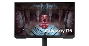 Màn hình LCD Samsung Odyssey G5 LS27CG510EEXXV | 27 inch 2K (2560x1440) | 165Hz | Đen | VA | HDMI DP | 1Yr
