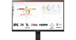 Màn hình LG 24QP750-B/ 23.8inch QHD/ IPS/ 75Hz/ HDR10/ AMD FreeSync/ 2Yrs