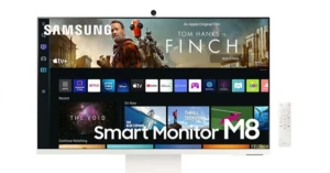 Màn hình thông minh Samsung LS32BM801UEXXV / Trắng/ 32 inch 4K UHD/ VA / 60 Hz/ HDMI / USB-C / Wireless / Bluetooth