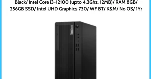 Máy tính để bàn Lenovo ThinkCentre M70t Gen 3 TWR ( 11TA000XVA) Black Intel Core i3-12100