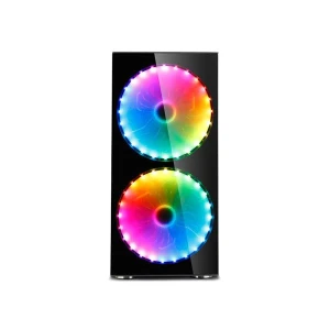 Vỏ case chống bức xạ Golden field P31B ( Mặt Vách kính, 2 Quạt 20cm )