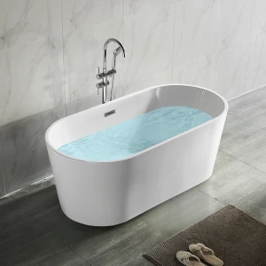 Bồn Tắm Nằm Ovan Màu Trắng BT002