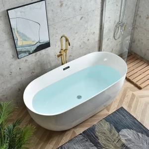 Bồn Tắm Nằm Ovan Màu Trắng BT003