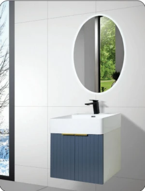 Tủ Lavabo LB 02 ( Trắng / Xám )