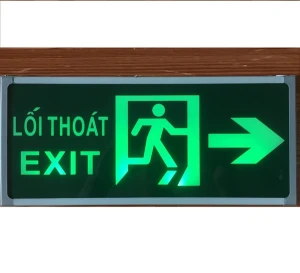 ĐÈN EXIT THOÁT HIỂM CHỈ HƯỚNG 2 MẶT CHỈ TRÁI PHẢI ĐỀU ĐƯỢC