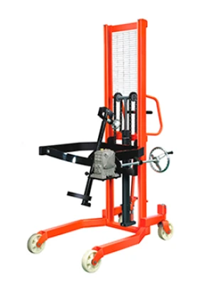 Xe nâng phuy xoay đổ