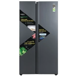 Tủ lạnh Aqua AQR-S682XA(SLB) Inverter 646 lít