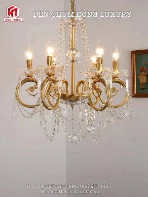 Đèn chùm đồng HTD-22