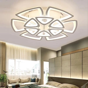 Đèn LED ốp trần tam giác 12 cánh HTOP-93