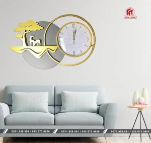 Đồng hồ decor tường HTTD-2227