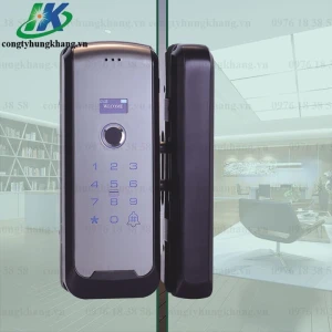 Khóa cửa kính cường lực có Remote HK LOCK 6615