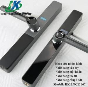 Khóa cửa kính khung nhôm