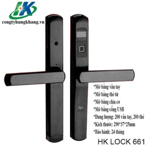 KHÓA CỬA NHÔM HK LOCK 661