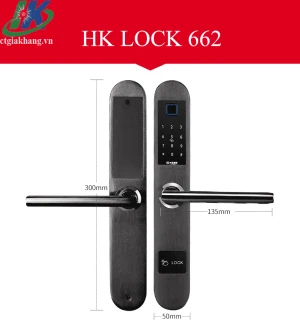 KHÓA CỬA NHÔM HK LOCK 662
