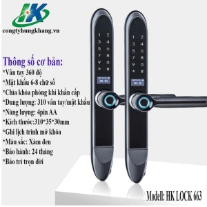 Khóa cửa nhôm kính thông minh