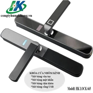 Khóa cửa nhôm vân tay đẹp