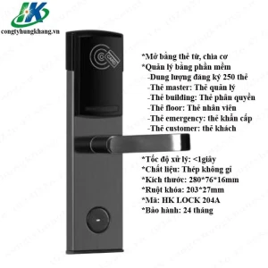 Khóa thẻ từ khách sạn, Khóa cửa mở bằng thẻ