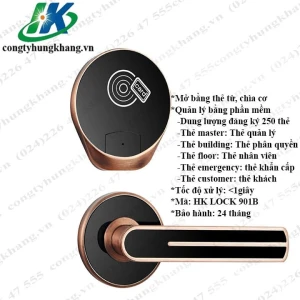 Khóa thẻ từ khách sạn quản lý bằng phần mềm