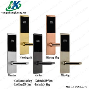 Khóa thẻ từ khách sạn thông minh HK LOCK 337B