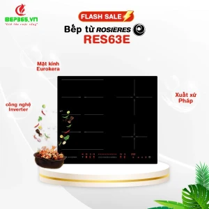 Bếp từ đa điểm Rosieres RES63E lắp âm