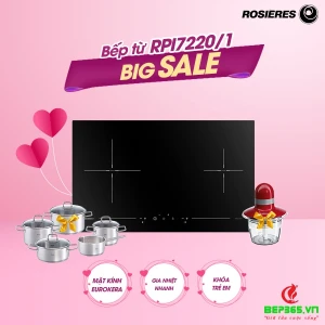 Bếp từ đôi Rosieres RPI7220/1 lắp âm