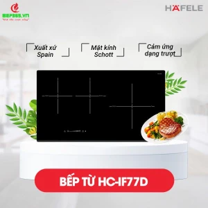 Bếp từ Hafele 3 vùng nấu HC-IF77D 536.61.665 lắp âm