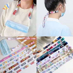 Dây đeo khẩu trang ANIME cực đẹp phong cách Hàn Quốc - bản dẹt - Khẩu trang n99