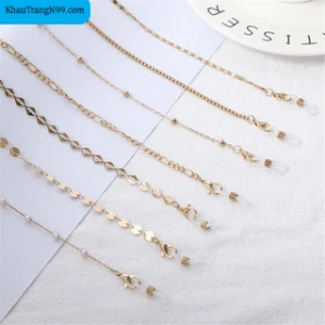 Dây đeo khẩu trang Hàn Quốc kim loại cao cấp (có thể sử dụng đeo cho kính mắt)