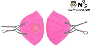 Khẩu trang airphin màu hồng - Khẩu trang n99