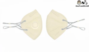 Khẩu trang airphin màu kem crema - Khẩu trang n99
