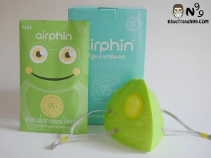 Khẩu trang airphin màu xanh limon