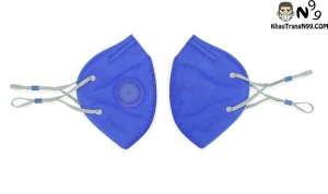 Khẩu trang airphin người lớn màu xanh buho