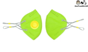 Khẩu trang airphin trẻ em xanh Rana