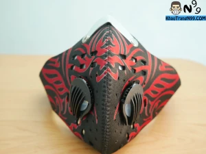 Khẩu trang chống bụi pm2.5 N99 - Hoa văn lửa - Khẩu trang n99