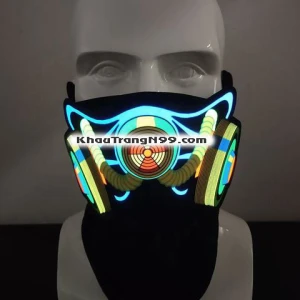 Khẩu trang trùm cổ đi phượt phát sáng