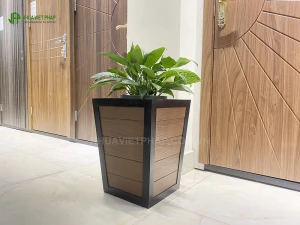 Bồn hoa gỗ nhựa composite BH06