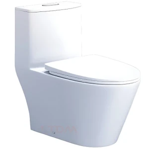 Bồn cầu Caesar CD1363 - Xí bệt bàn cầu vệ sinh 1 khối - Tuấn Đức