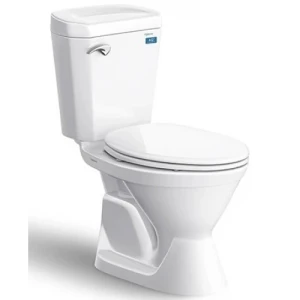 Bồn cầu Viglacera VI77 2 khối nắp thường V1102 kèm lavabo VTL2