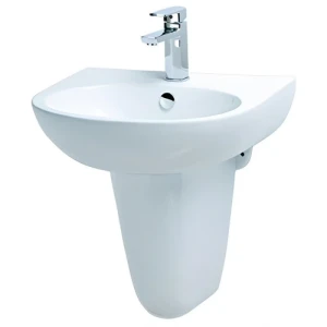 Chậu Lavabo Caesar Chân Ngắn L2152