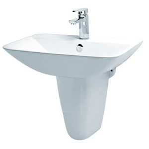 Chậu Rửa Lavabo Caesar Kèm Chân Treo L2365