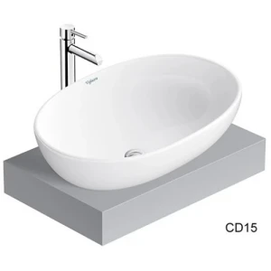 Chậu Rửa Lavabo Viglacera CD15 Đặt Bàn