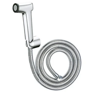 Vòi xịt toilet xi Caesar BS307CW nút nhấn vệ sinh bồn cầu