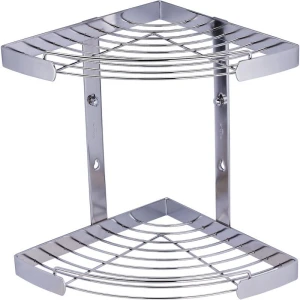 KỆ GÓC DÂY INOX HAI TẦNG BN620