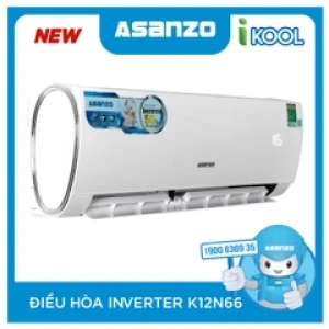 Điều hòa Asanzo 12000BTU 1 chiều Inverter K12N66
